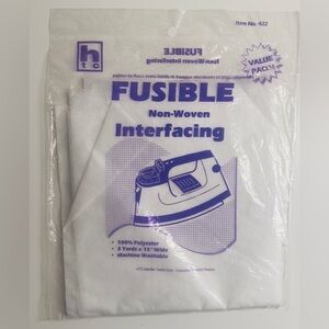 HTC 422 Fusible Non-Woven Interfacing 3 Yards X 15” Wide